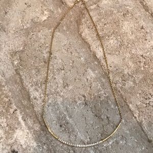 Stella and dot gold necklace